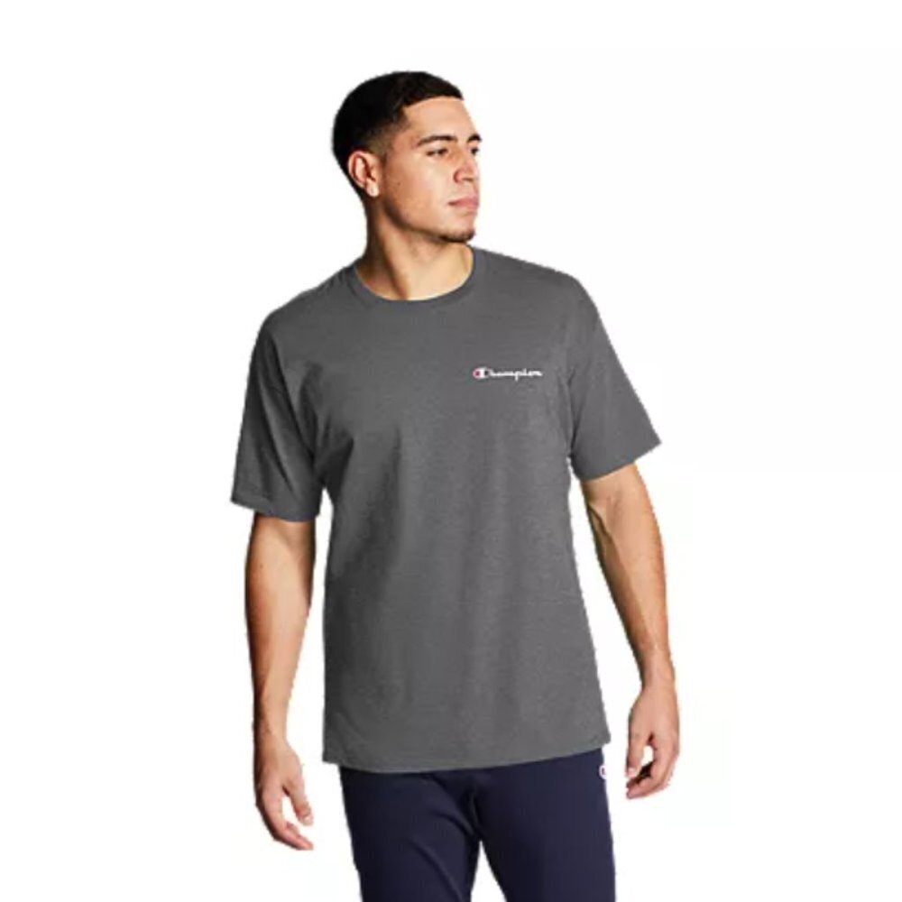 Champion Men's Classic Short Sleeve Logo on Left Chest T-shirt - XXL
